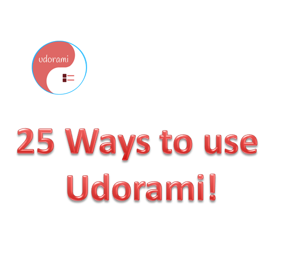 25 Ways to Use Udorami