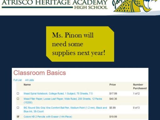 Classroom Basics – High School
